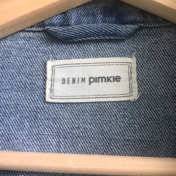 Denim Distressed Jean Pimkie Patch Jacket - Picture 6 of 8